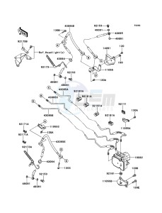 VN1700_CLASSIC_TOURER_ABS VN1700DEF GB XX (EU ME A(FRICA) drawing Brake Piping