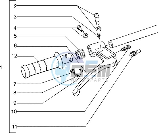 Handlebars component parts