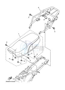 YB125 (2CSA) drawing SEAT