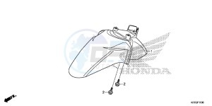 SH125DG SH125D E drawing FRONT FENDER