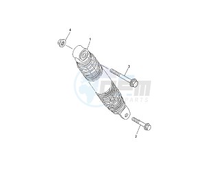 YN F NEO'S 4 50 drawing REAR SHOCK ABSORBER