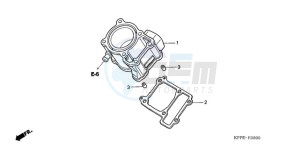 CBR125RW9 Europe Direct - (ED) drawing CYLINDER