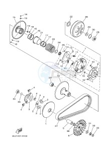 MWS125-A TRICITY 125 (BR71 BR74) drawing CLUTCH