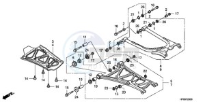 TRX700XX9 Australia - (U) drawing REAR ARM