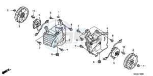 GL1800A NZ - (NZ) drawing COOLING FAN