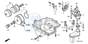 CBR1000RA9 E / ABS MKH REP drawing OIL PAN/OIL PUMP