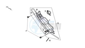 MAXSYM 600I ABS drawing SPARE TANK