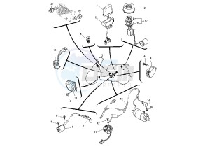 XN TEO'S 125 drawing ELECTRICAL DEVICES