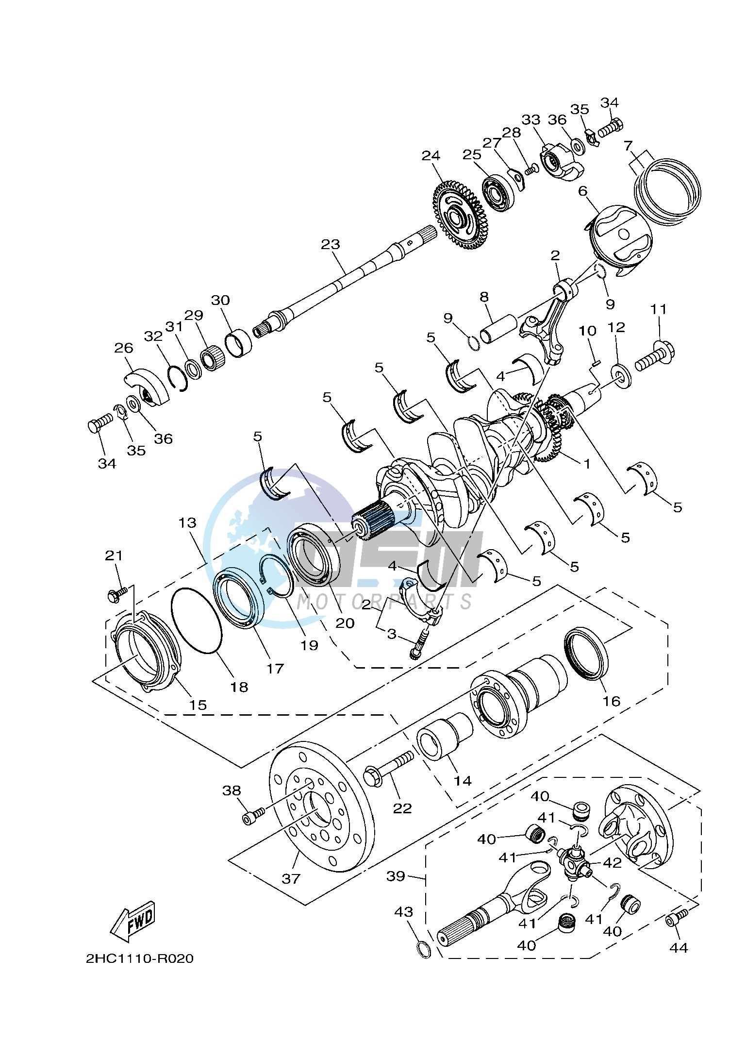 CRANKSHAFT & PISTON