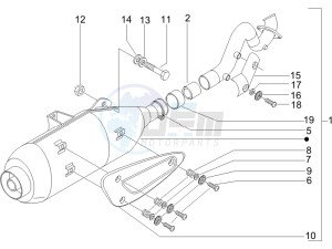 Runner 200 VXR 4t Race (UK) UK drawing Silencer