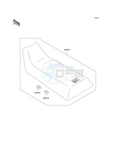 KLF 250 A [BAYOU 250] (A1-A3) [BAYOU 250] drawing SEAT