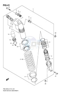 RM-Z250 (E19) drawing REAR SHOCK ABSORBER