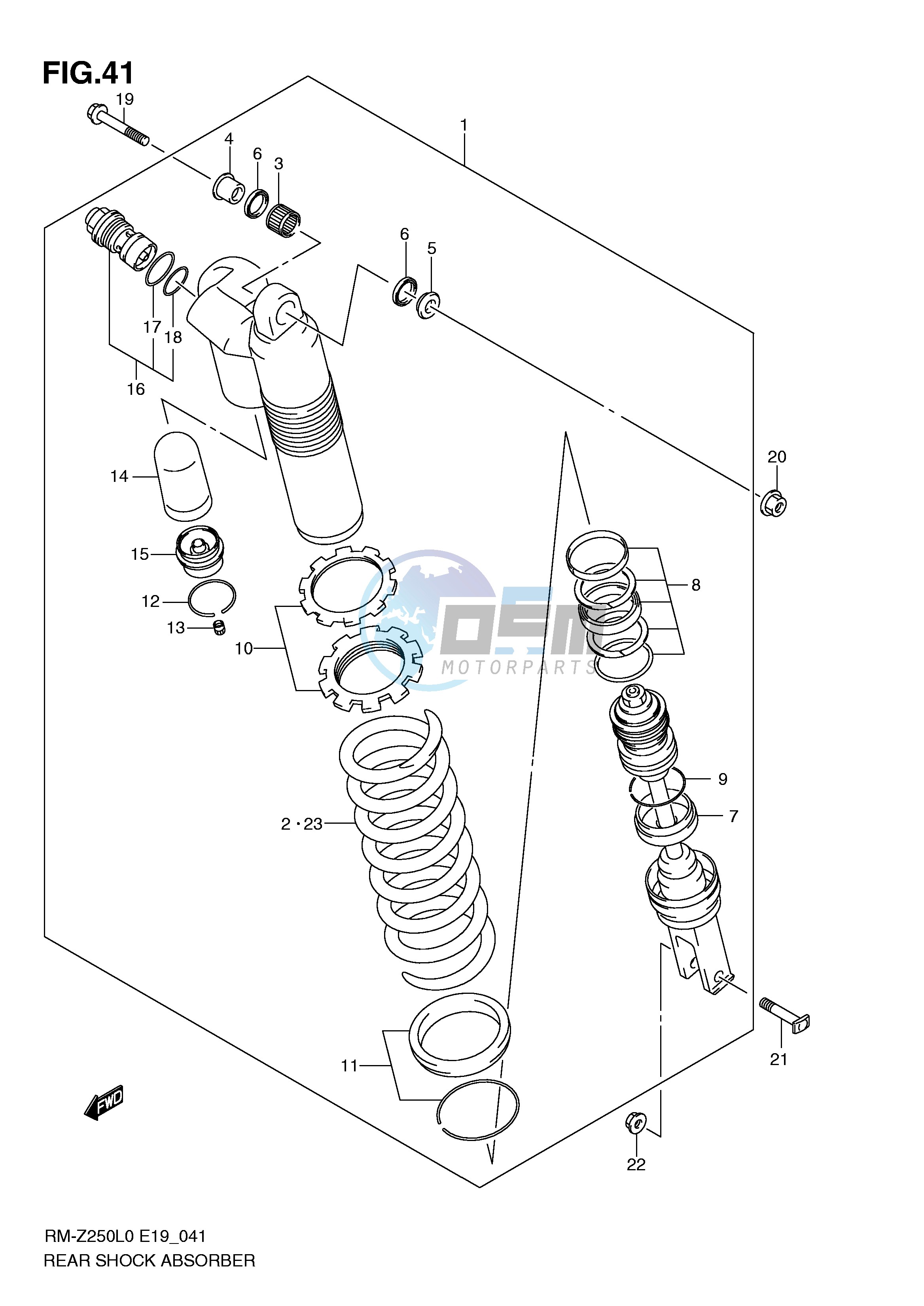 REAR SHOCK ABSORBER