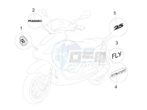 Fly 50 4t drawing Plates - Emblems