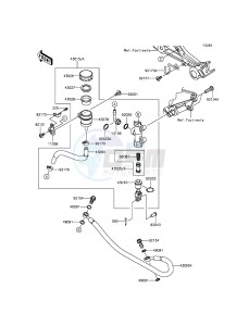 NINJA_300 EX300ADF XX (EU ME A(FRICA) drawing Rear Master Cylinder