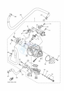 YFM700R YFM70RSXK (2LSS) drawing THROTTLE BODY ASSY 1