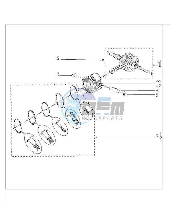 CRANKSHAFT AND PISTON