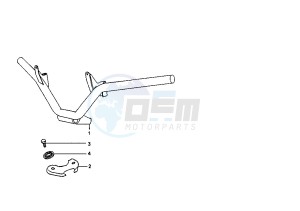 SPEEDAKE - 50 cc drawing STEERING HANDLE