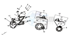 SYMPHONY ST 125 drawing HEADLAMP CPL