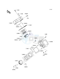 KVF 750 E [BRUTE FORCE 750 4X4I NRA OUTDOORS] (E8F-E9FA) E9F drawing CYLINDER_PISTON-- S- -