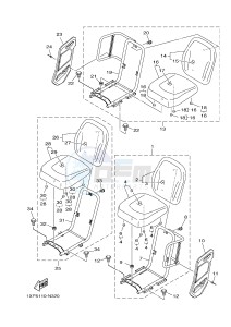 YXM700ES YXM700PSF VIKING EPS SPECIAL EDITION (1XPV) drawing SEAT