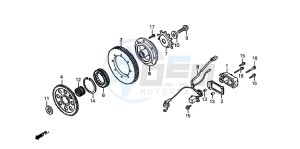 ST1100 drawing STARTING CLUTCH