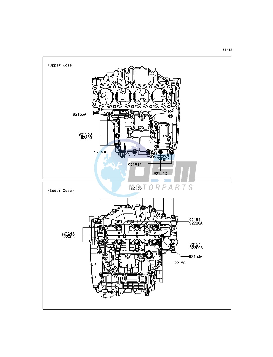 Crankcase Bolt Pattern