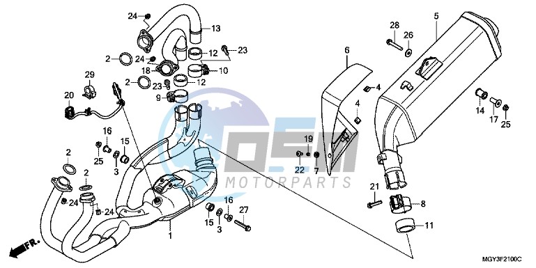 EXHAUST MUFFLER