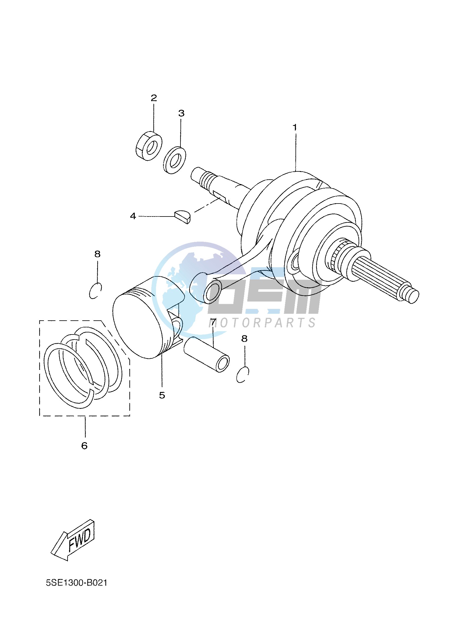 CRANKSHAFT & PISTON