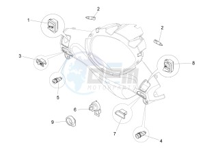 Fly 50 4T 2V 25-30Km/h drawing Selectors - Switches - Buttons