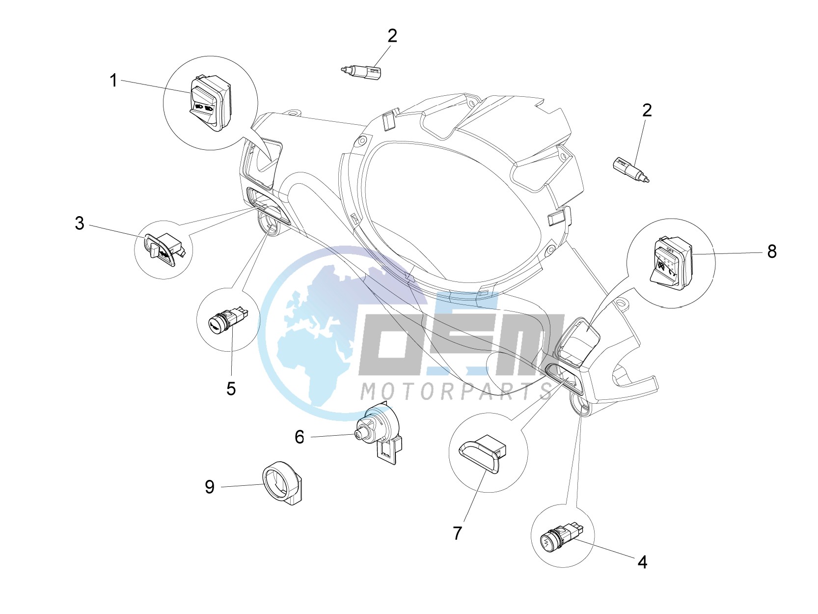 Selectors - Switches - Buttons