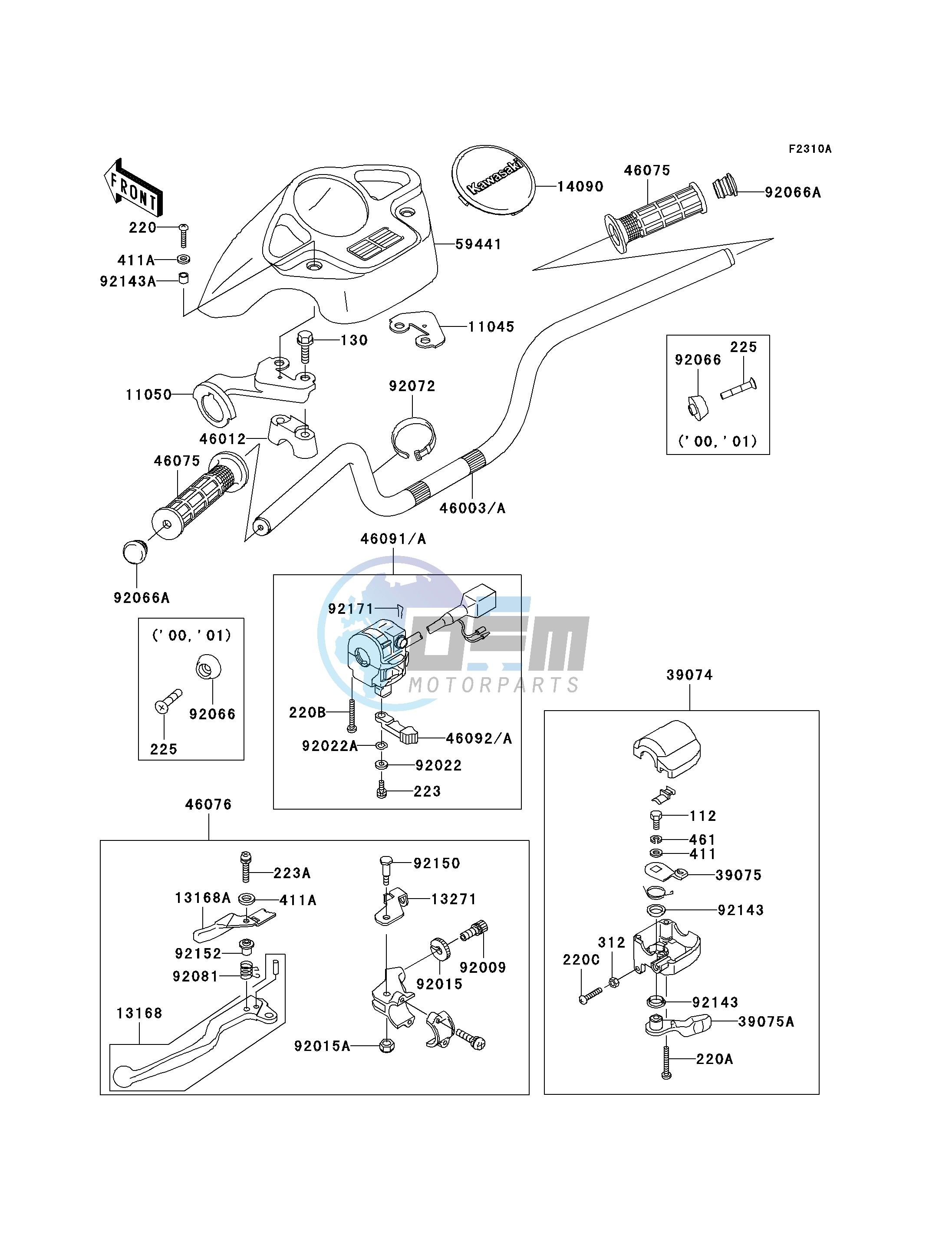 HANDLEBAR -- B2_B3_B4- -