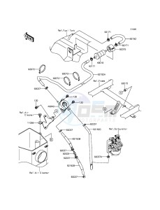 MULE 610 4x4 KAF400AGF EU drawing Fuel Pump