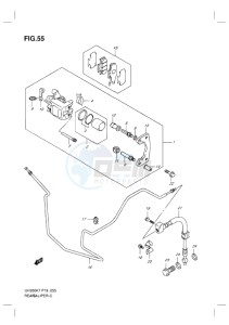 UH200 BURGMAN EU-UK drawing REAR CALIPER