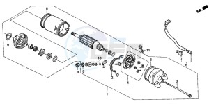 VT750C drawing STARTING MOTOR