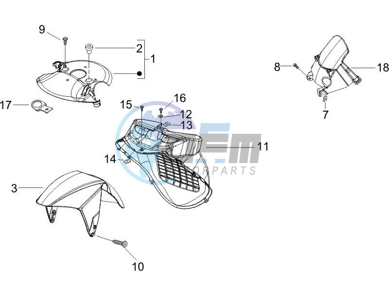 Wheel housing - Mudguard