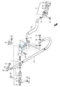 RM80 (E24) drawing REAR MASTER CYLINDER