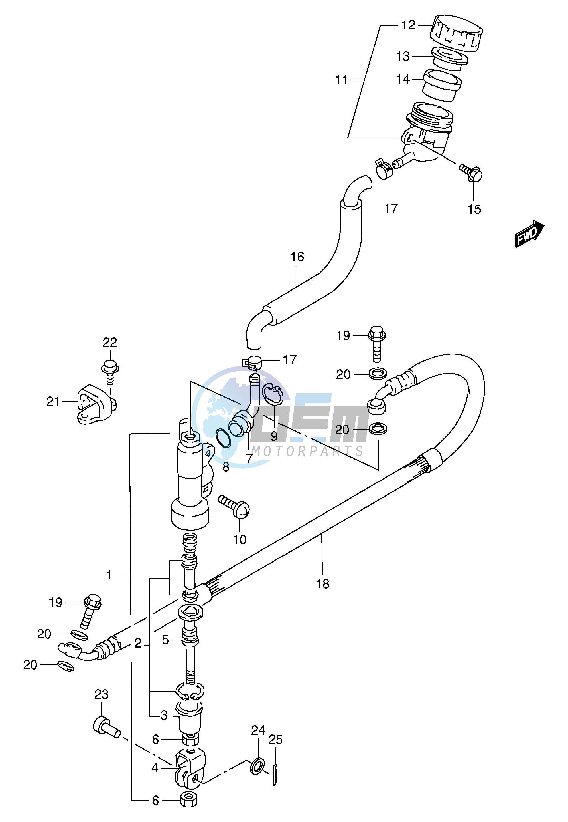 REAR MASTER CYLINDER