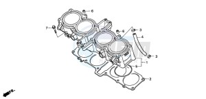 CBR1000F drawing CYLINDER