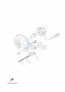 YFM450FWB KODIAK 450 (BHS1) drawing HEADLIGHT