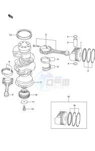 DF 200 drawing Crankshaft