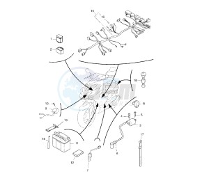 NS AEROX 50 drawing BATTERY