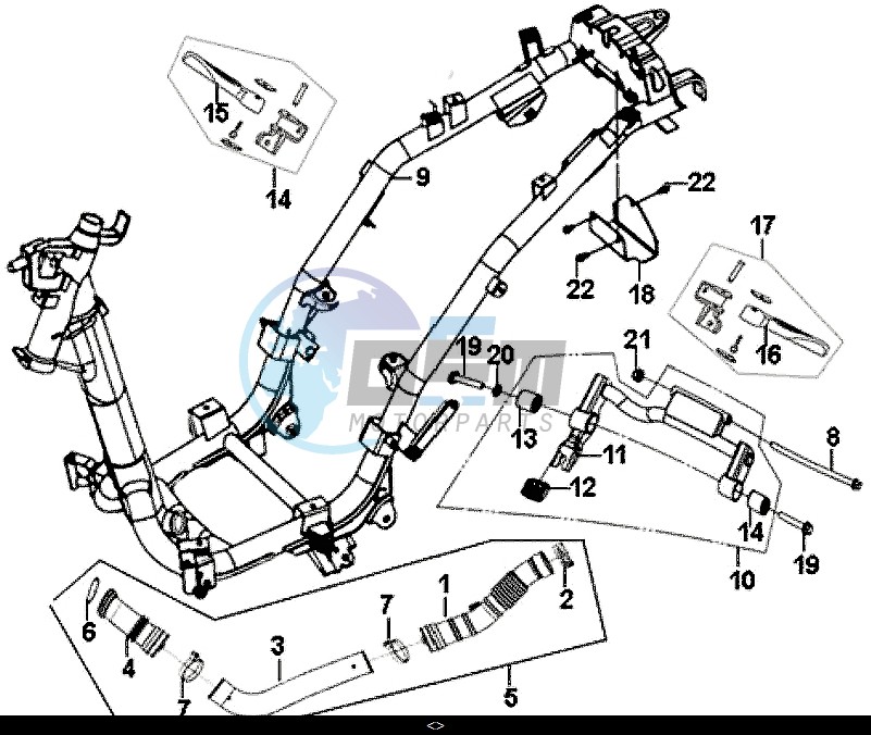 FRAME BODY - ENGINE MOUNT