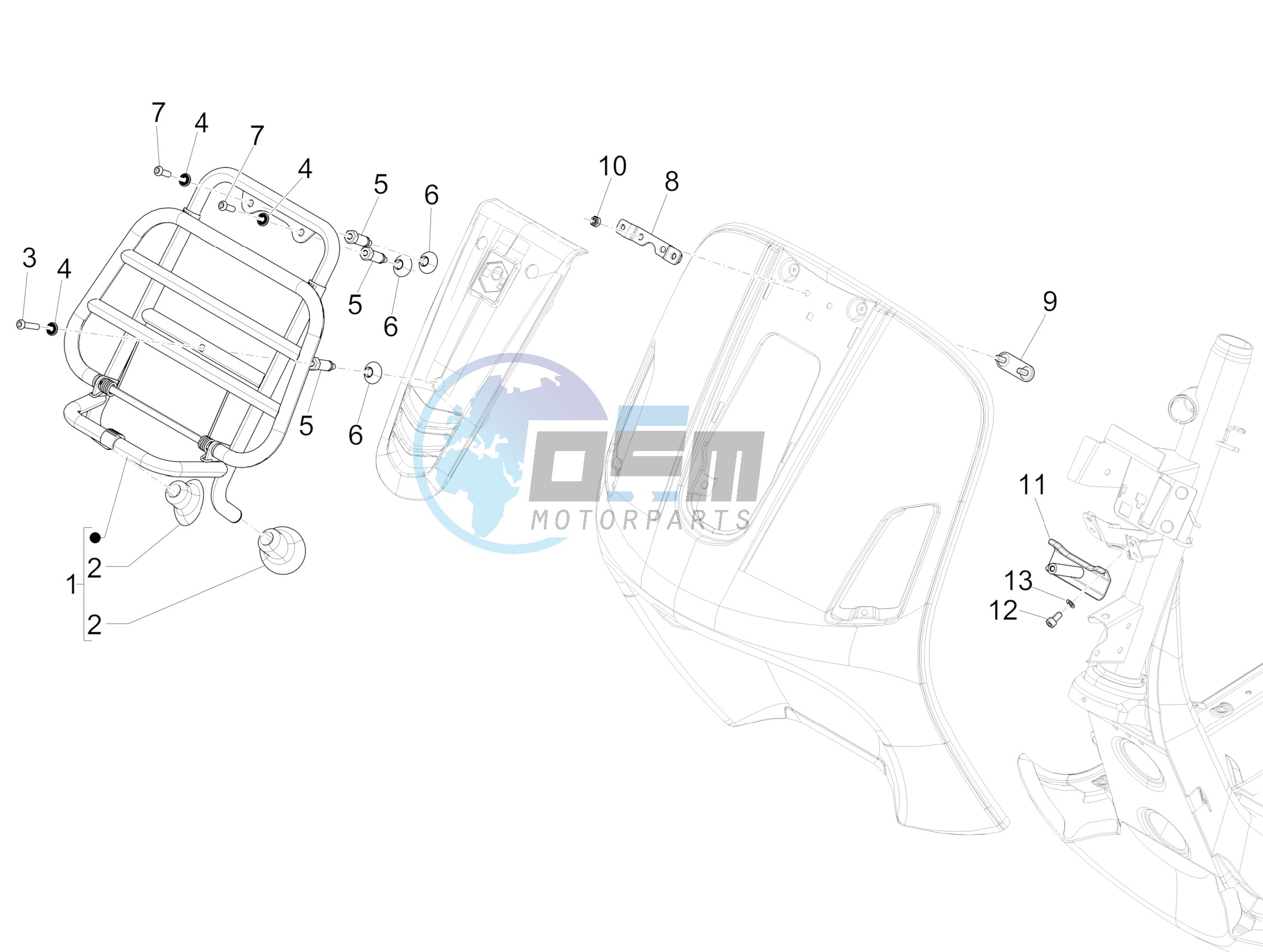 Front luggage rack