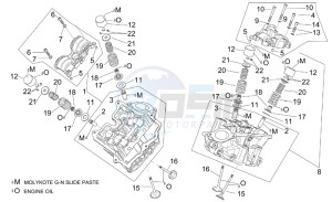 ETV 1000 Capo Nord Capo Nord drawing Cylinder head and valves