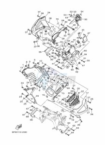 XT1200ZE XT1200ZE SUPER TENERE ABS (BP9C) drawing COWLING