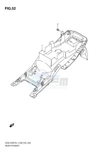 GSX1250FA (E28) drawing REAR FENDER