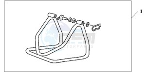 CBR1000RR9 France - (F / CMF TRI) drawing MAINTENANCE STAND