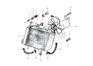 Runner VX-VXR 125-180 125 drawing Cooling system