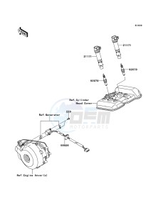 NINJA_250R EX250K9F GB XX (EU ME A(FRICA) drawing Ignition System